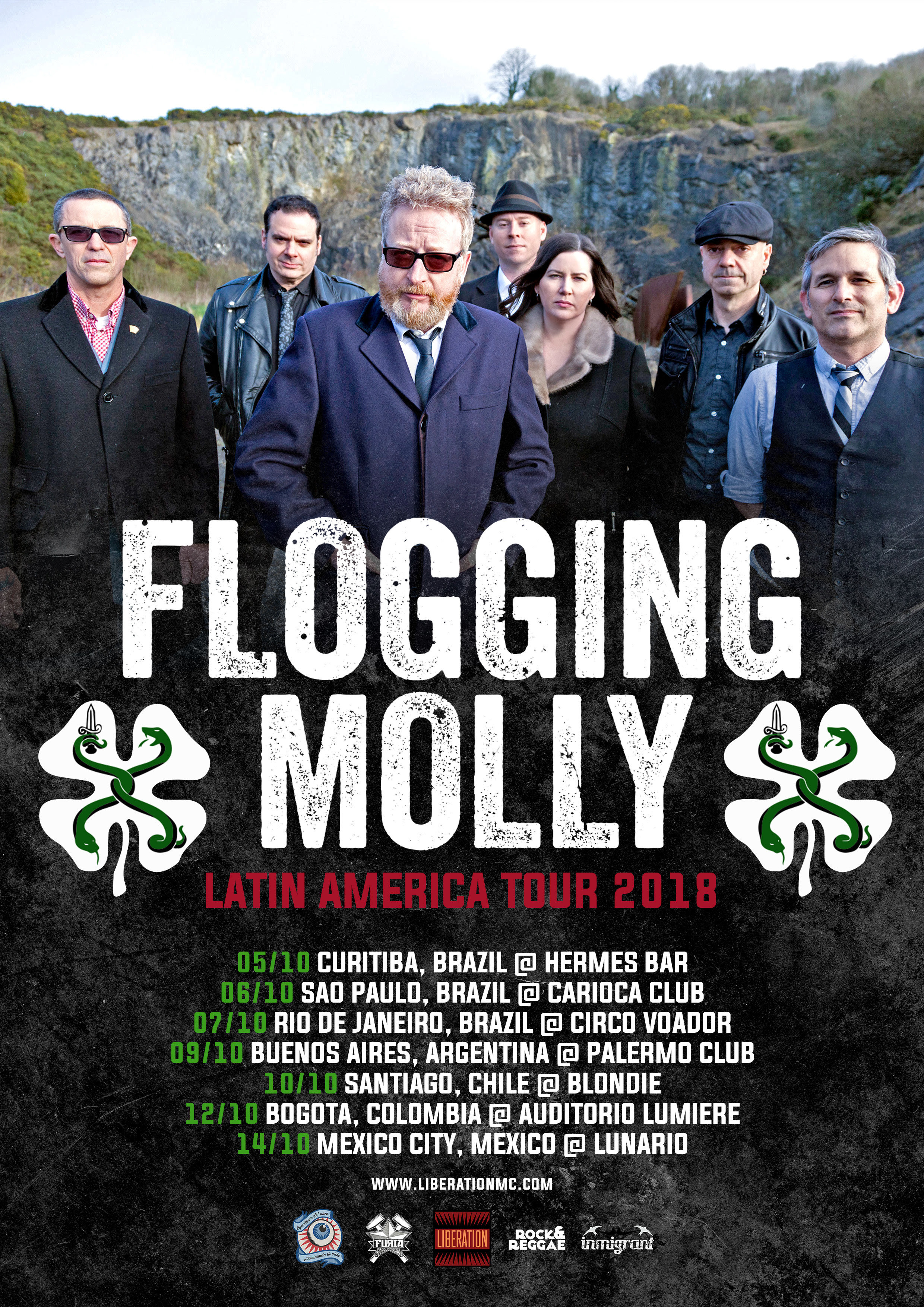 Flogging Molly no Brasil ainda há ingressos à venda para shows em SP