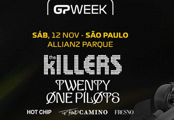 The Killers e Twenty One Pilots – GPWeek Festival