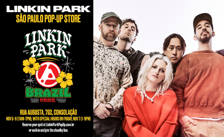 LINKIN PARK pop up ロンT Linkin-Park-sao-paulo-pop-up-
