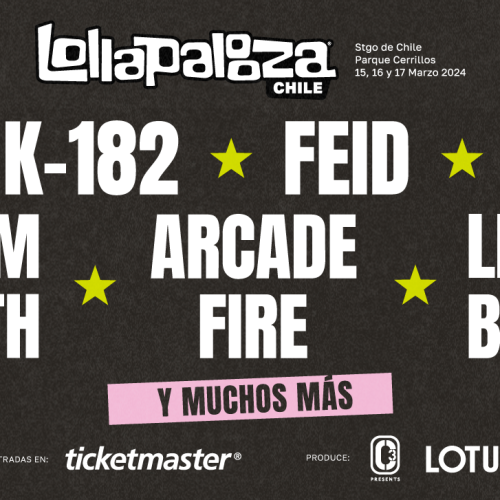 Conoce todas las novedades y el Line-up oficial del Lollapalooza Chile 2024