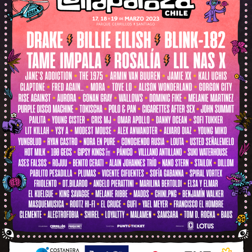 Lollapalooza Chile 2023: conoce el line-up oficial