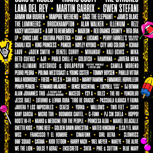 LOLLAPALOOZA CHILE 2020 anuncia su lineup oficial