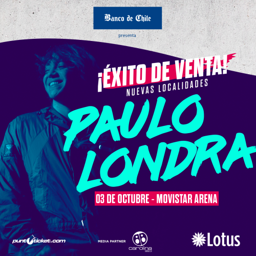 Paulo Londra en Chile 2019: se aumenta la capacidad del recinto por éxito en venta de entradas