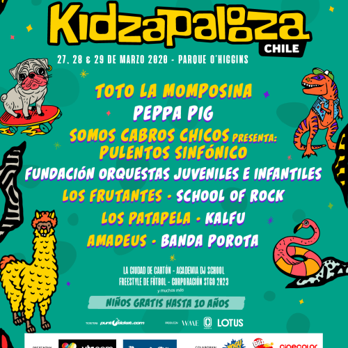 Lollapalooza Chile 2020: Kidzpalooza presenta la ciudad de cartón y lineup oficial