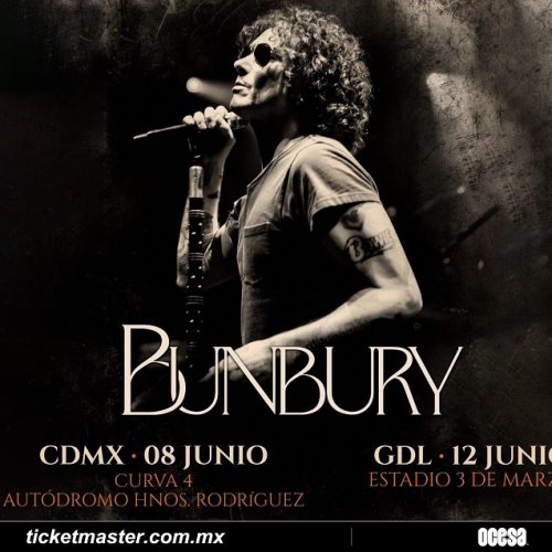 ¡Bunbury regresa a México en 2024!