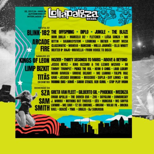 Lollapalooza Brasil 2024: revela horários dos shows e novidades do aplicativo oficial