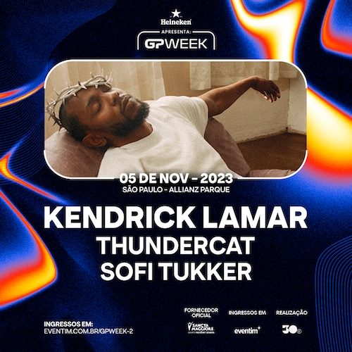 Festival GPWeek 2023: Kendrick Lamar, Thundercat e SOFI TUKK confirmados no segundo dia do evento