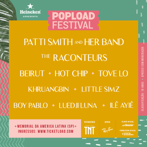 POPLOAD FESTIVAL 2019 anuncia duas novas atrações