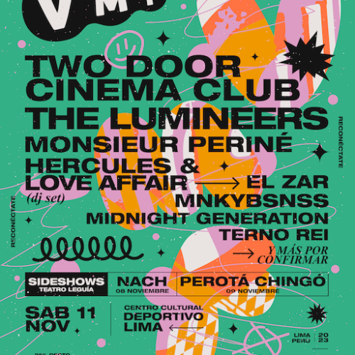 Cartel oficial del Veltrac Music Festival 2023